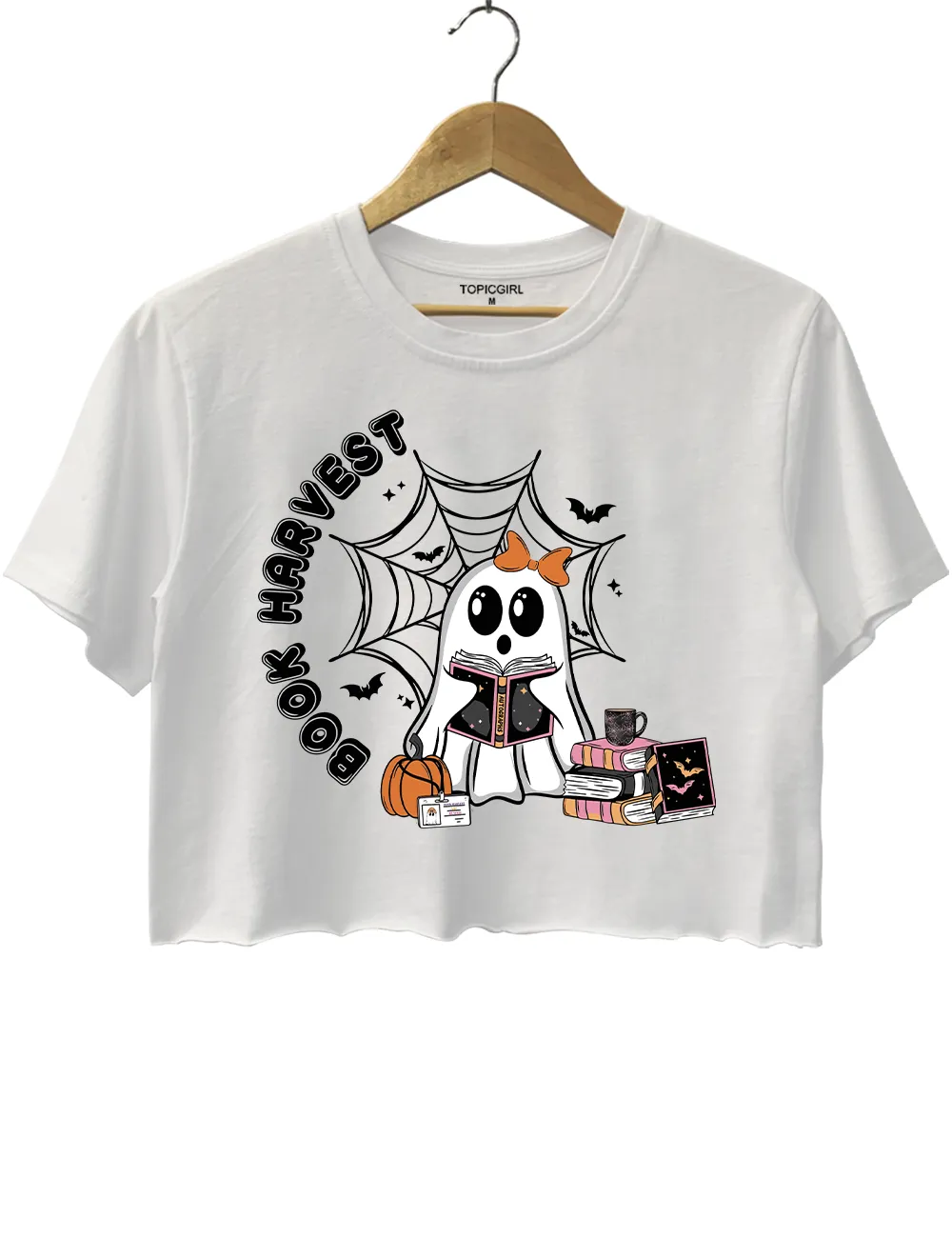 Book Harvest Crop Top sold by Topic Girl