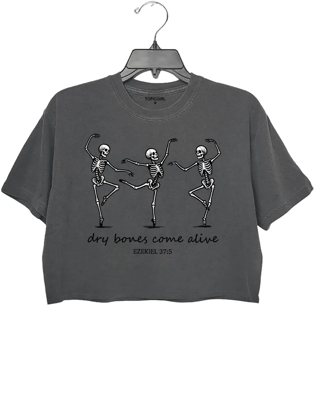 Dry Bones Come Alive Crop Top sold by Topic Girl