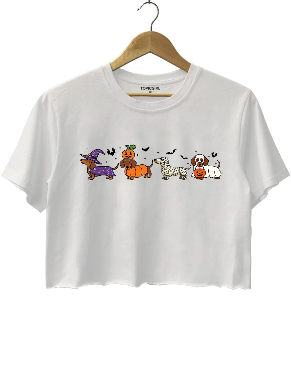 Halloween Dachshund Crop Top sold by Topic Girl