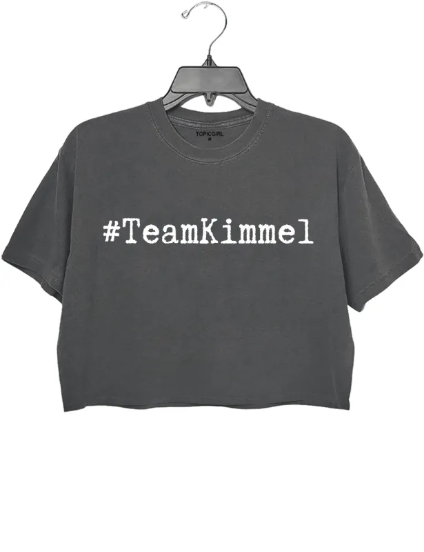 Free Speech Support Stand With Kimmel Crop Top sold by Topic Girl