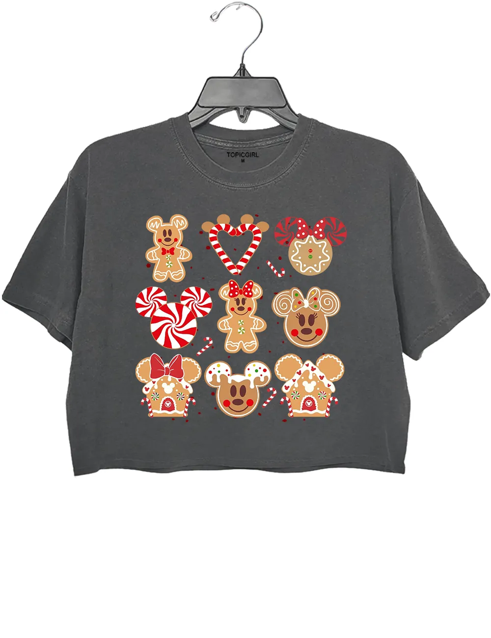 Gingerbread Christmas Treats Crop Top sold by Topic Girl product image thumbnail 2