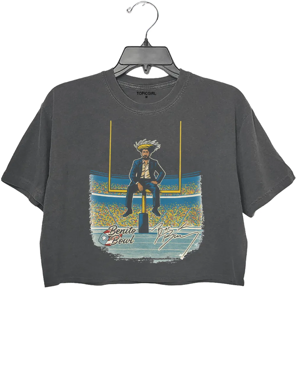 Vintage Benito Bowl Bad Bunny SuperBowl sold by Topic Girl product image thumbnail 2