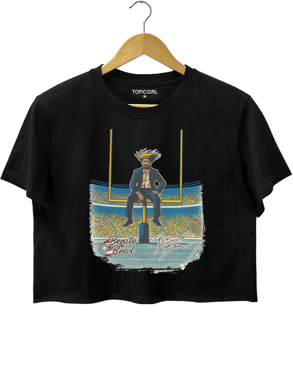 Vintage Benito Bowl Bad Bunny SuperBowl sold by Topic Girl product image thumbnail 3