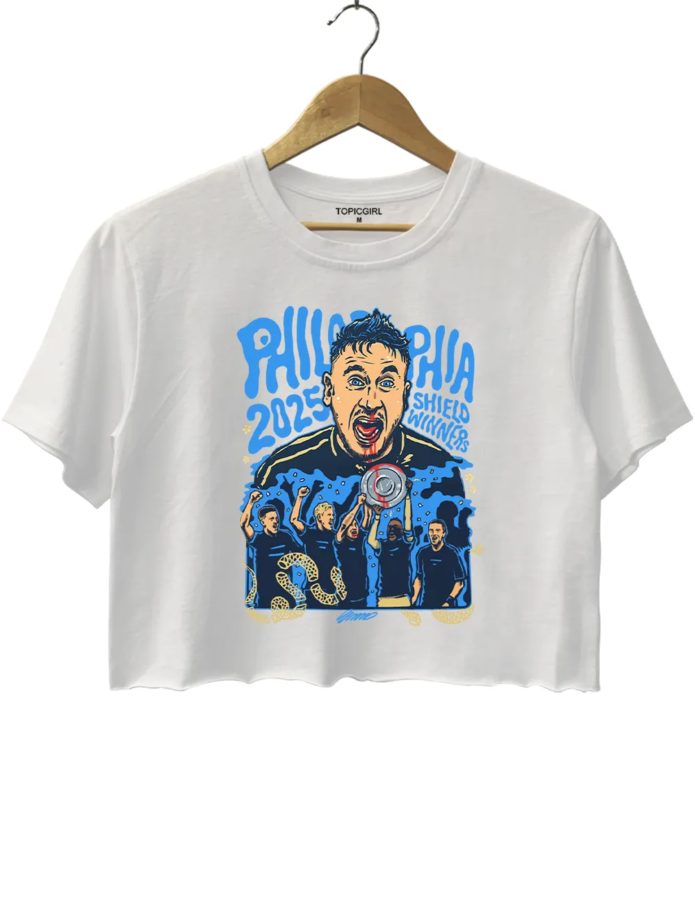 Philadelphia Soccer Winners Crop Top sold by Topic Girl