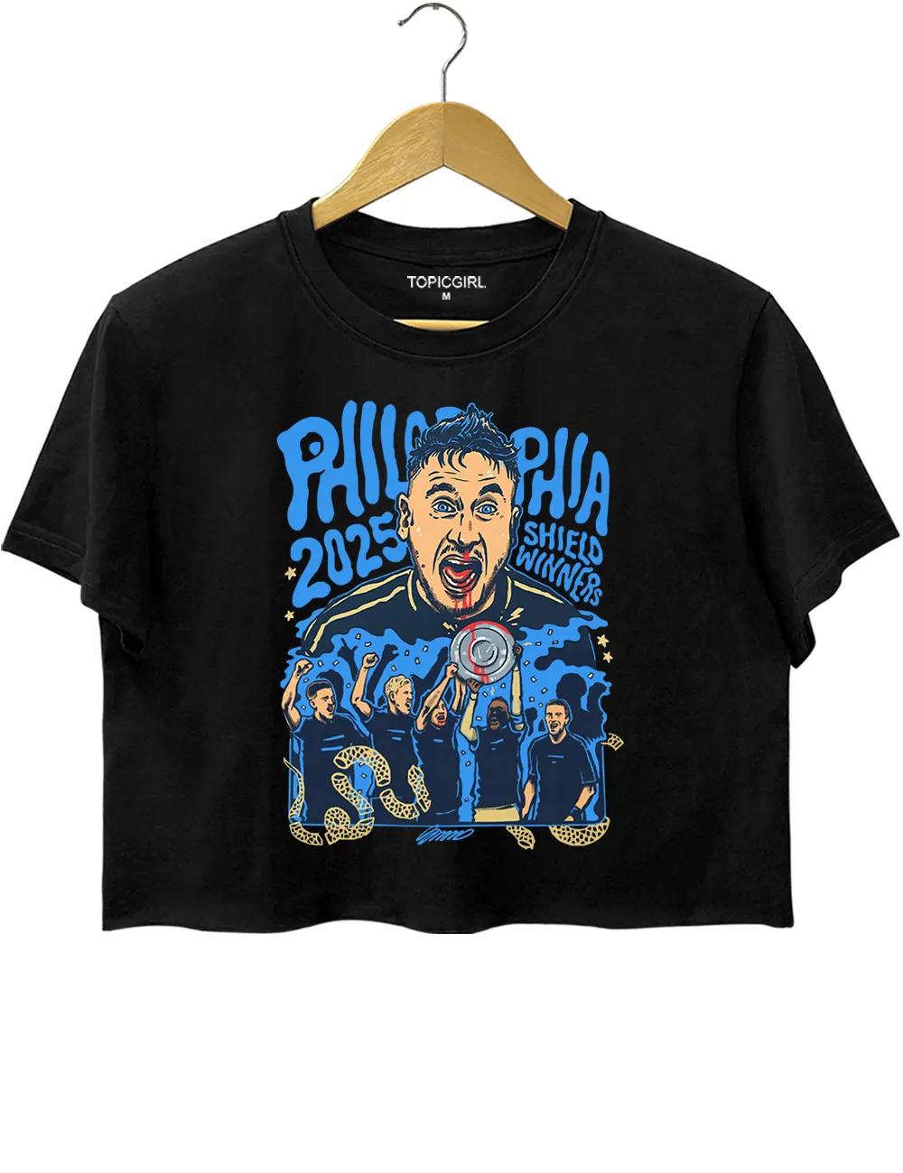 Philadelphia Soccer Winners Crop Top sold by Topic Girl product image thumbnail 2