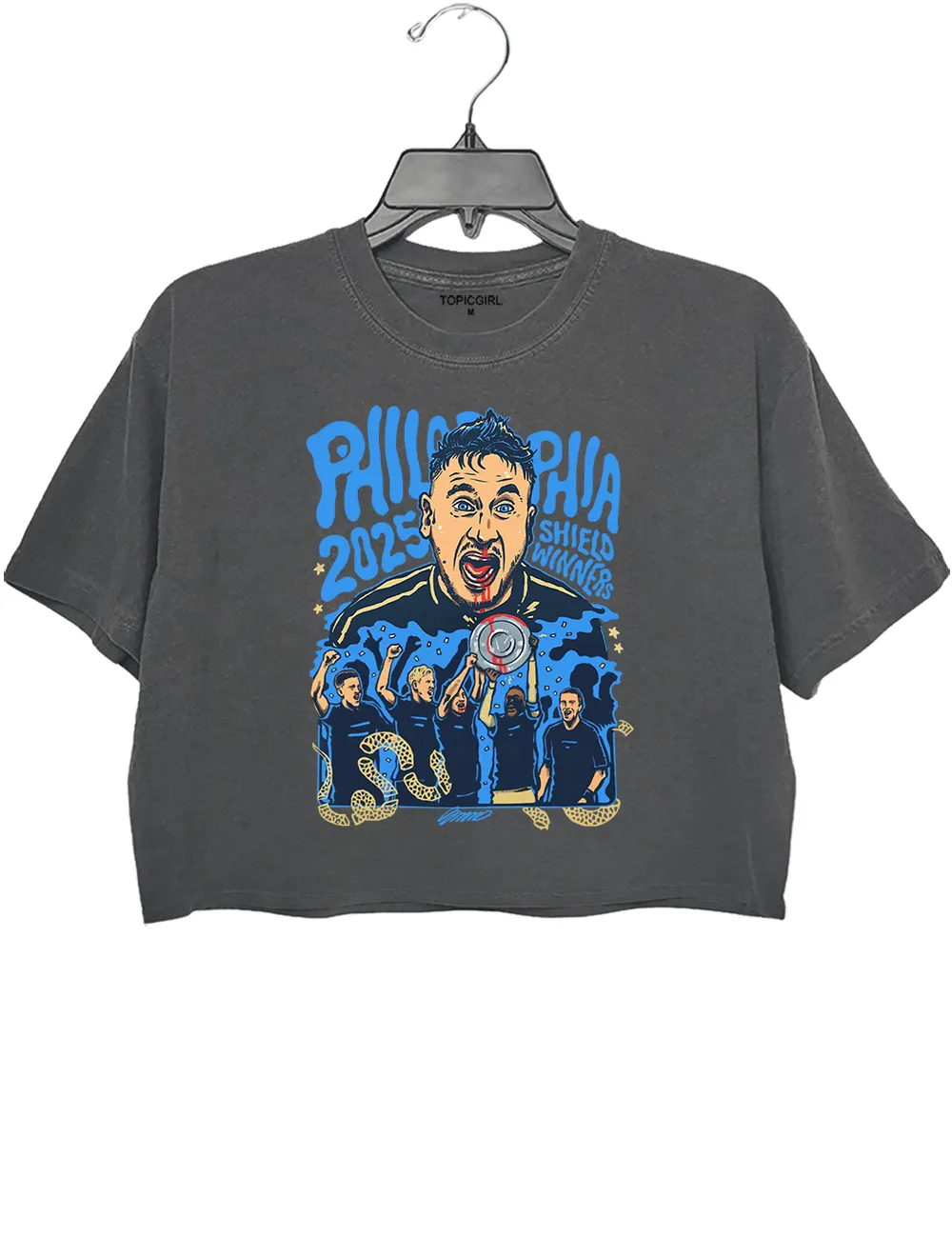 Philadelphia Soccer Winners Crop Top sold by Topic Girl product image thumbnail 3