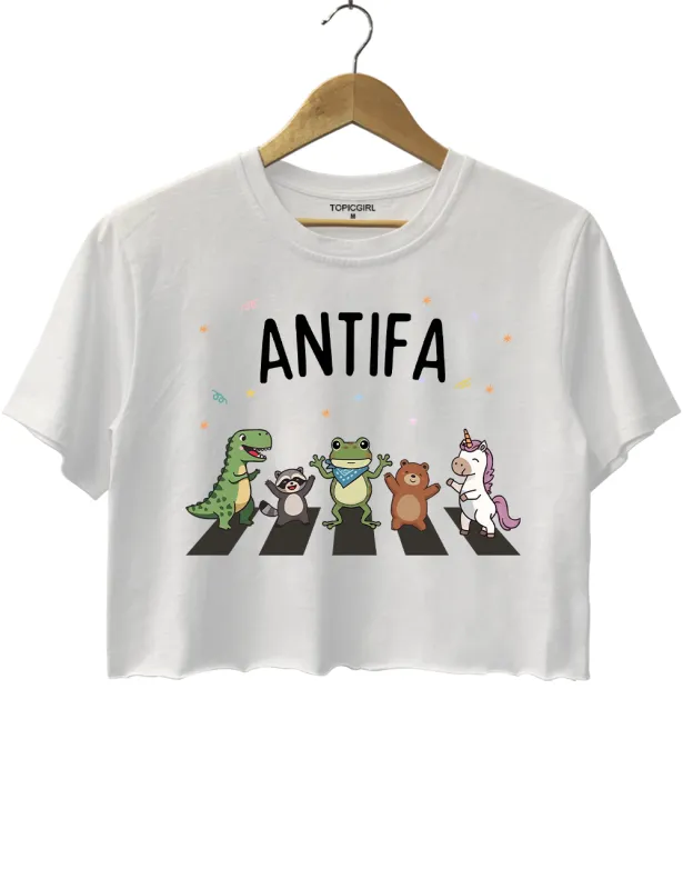 Portland Frog Crop Top sold by Topic Girl