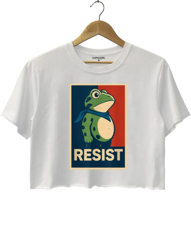 Portland Frog Crop Top sold by Topic Girl