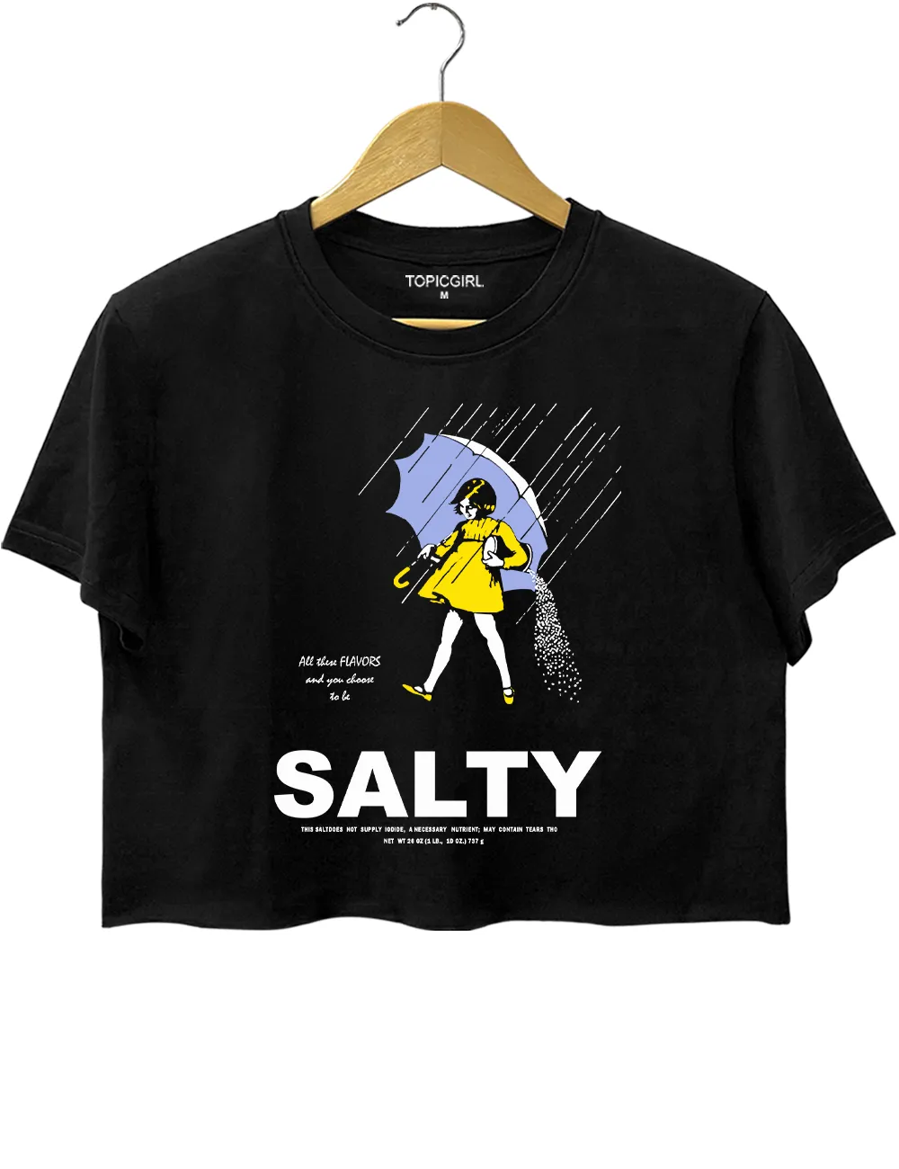 Salty Girl Crop Top sold by Topic Girl product image thumbnail 3