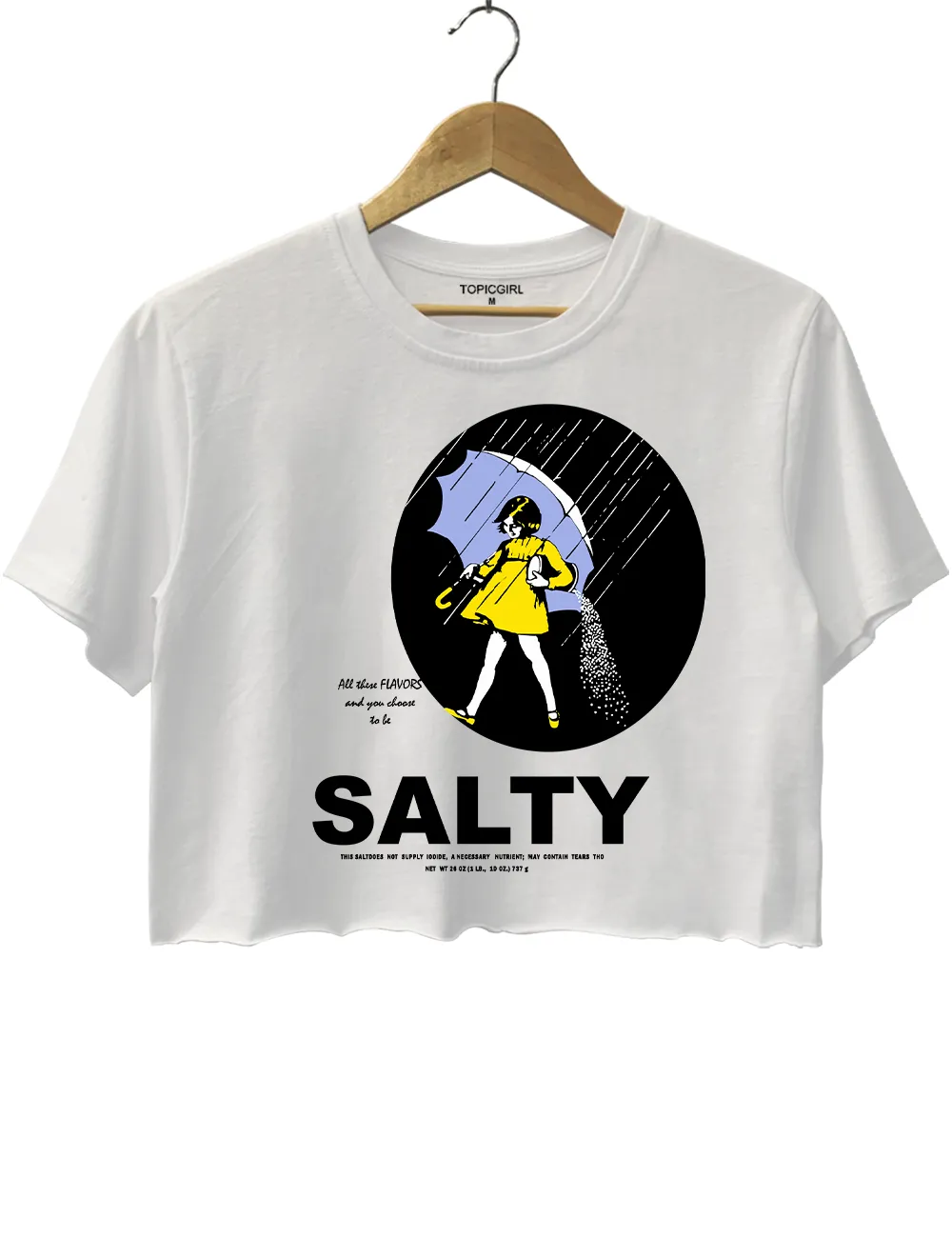 Salty Girl Crop Top sold by Topic Girl product image thumbnail 2