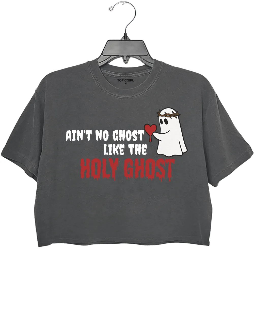 Holy Ghost Lover Crop Top sold by Topic Girl product image thumbnail 2