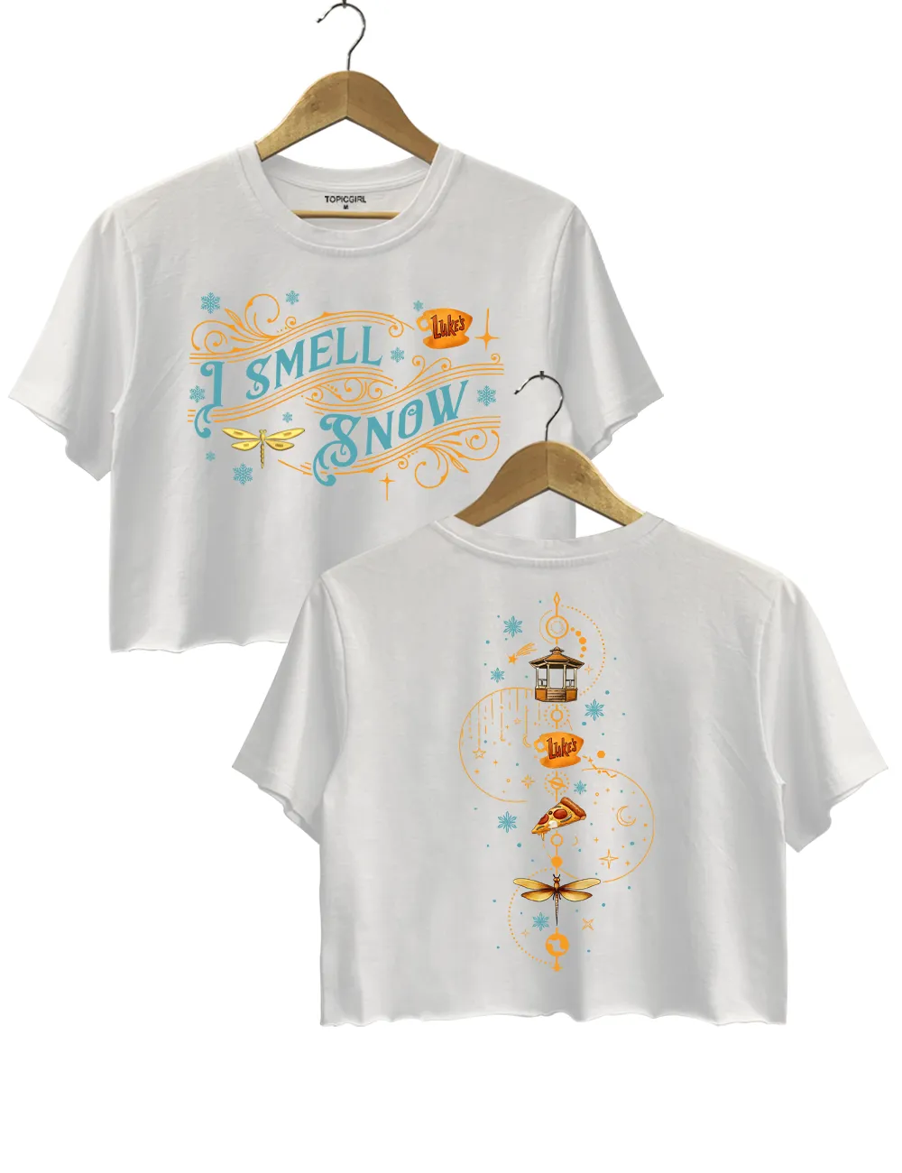 I Smell Snow Gilmore Crop Top sold by Topic Girl product image thumbnail 2