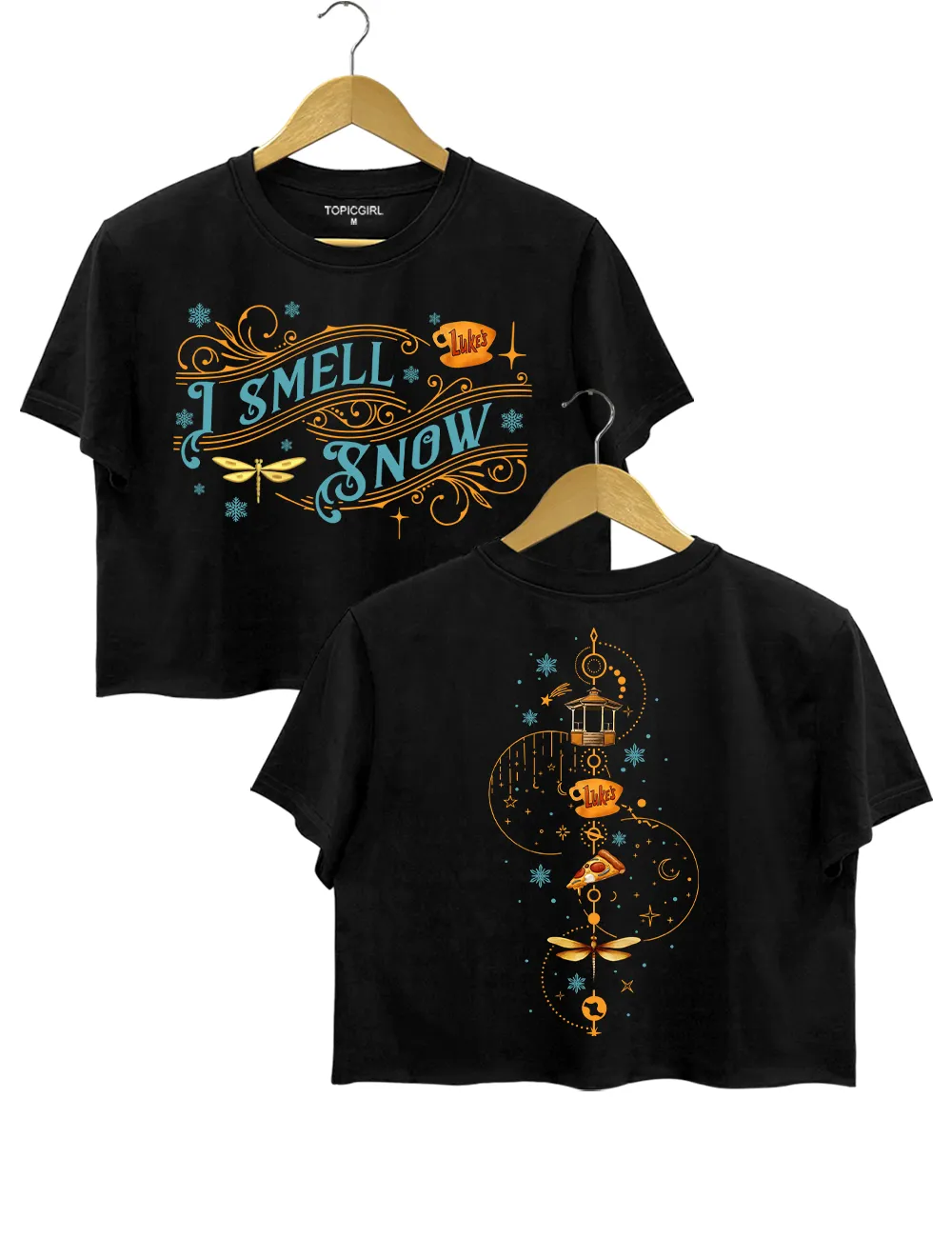 I Smell Snow Gilmore Crop Top sold by Topic Girl product image thumbnail 3