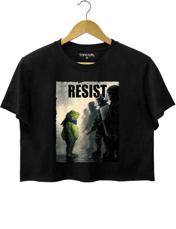 Portland Frog Crop Top sold by Topic Girl