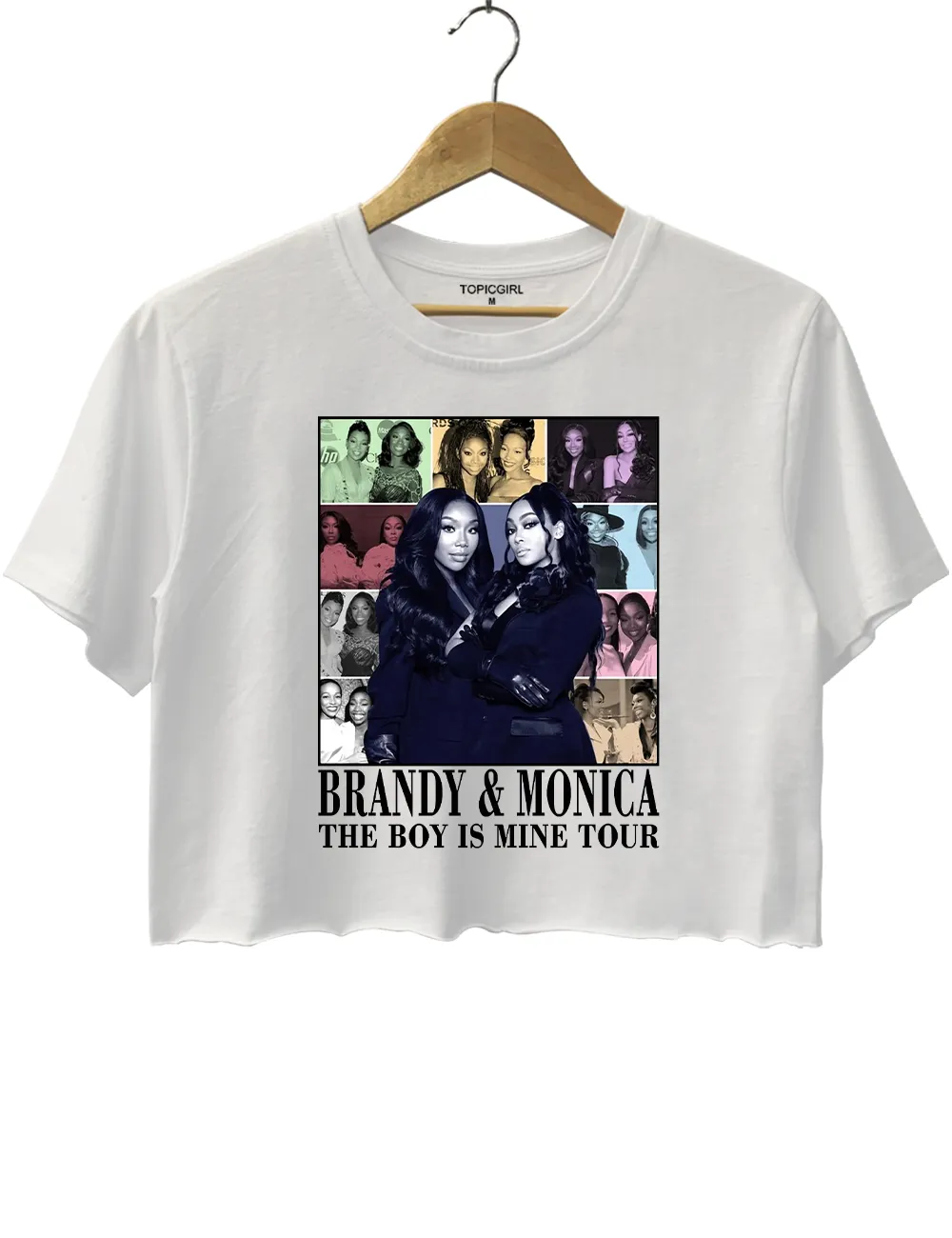 Brandy and Monica The Boy ls Mine Crop Top sold by Topic Girl product image thumbnail 2