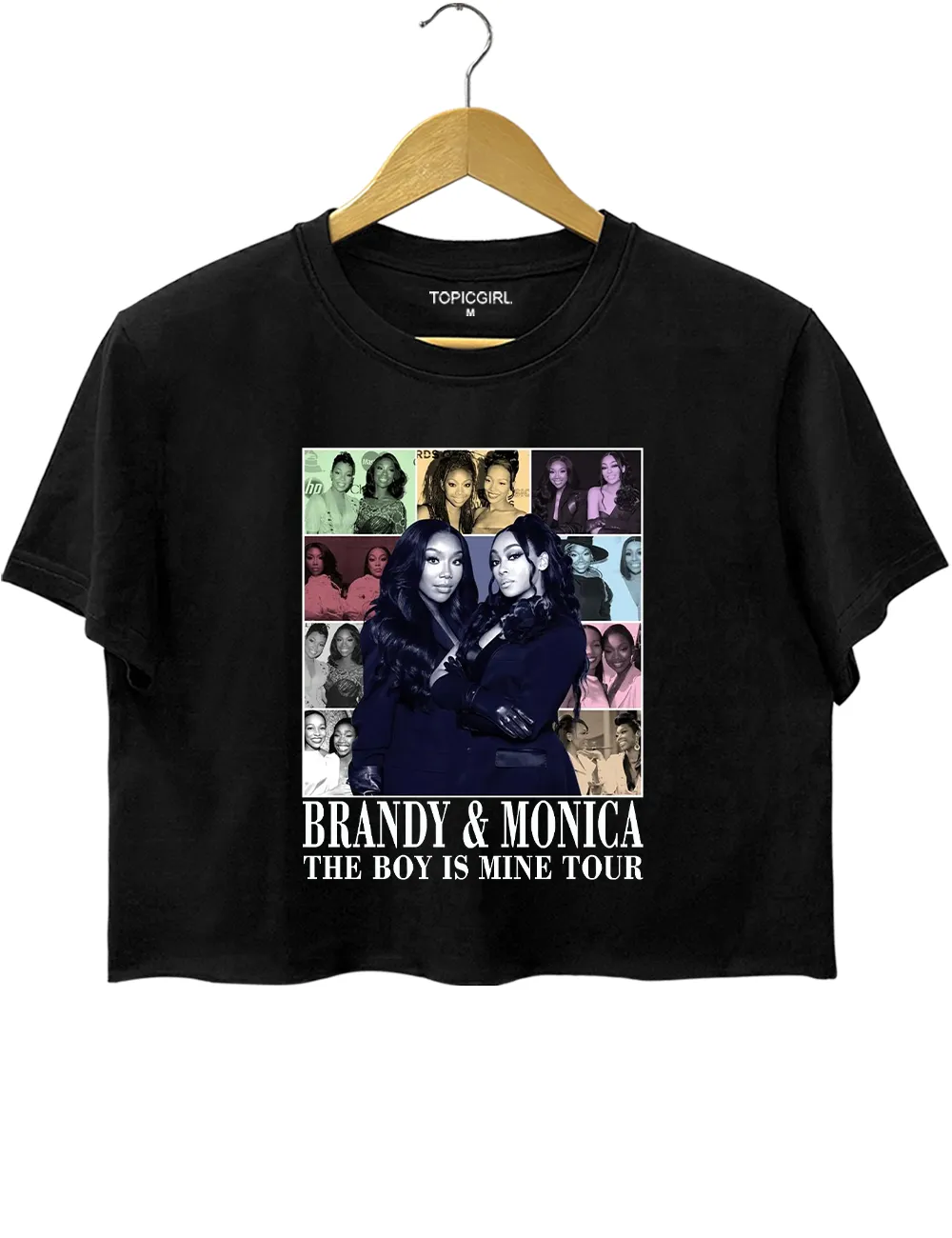 Brandy and Monica The Boy ls Mine Crop Top sold by Topic Girl product image thumbnail 3