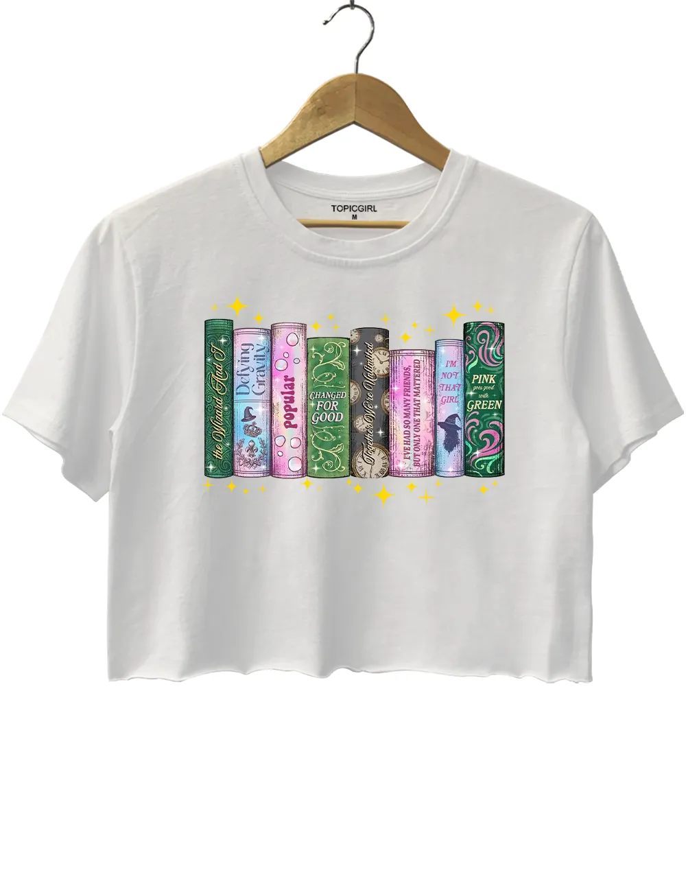 Wicked Changed For Good Book Crop Top sold by Topic Girl product image thumbnail 2