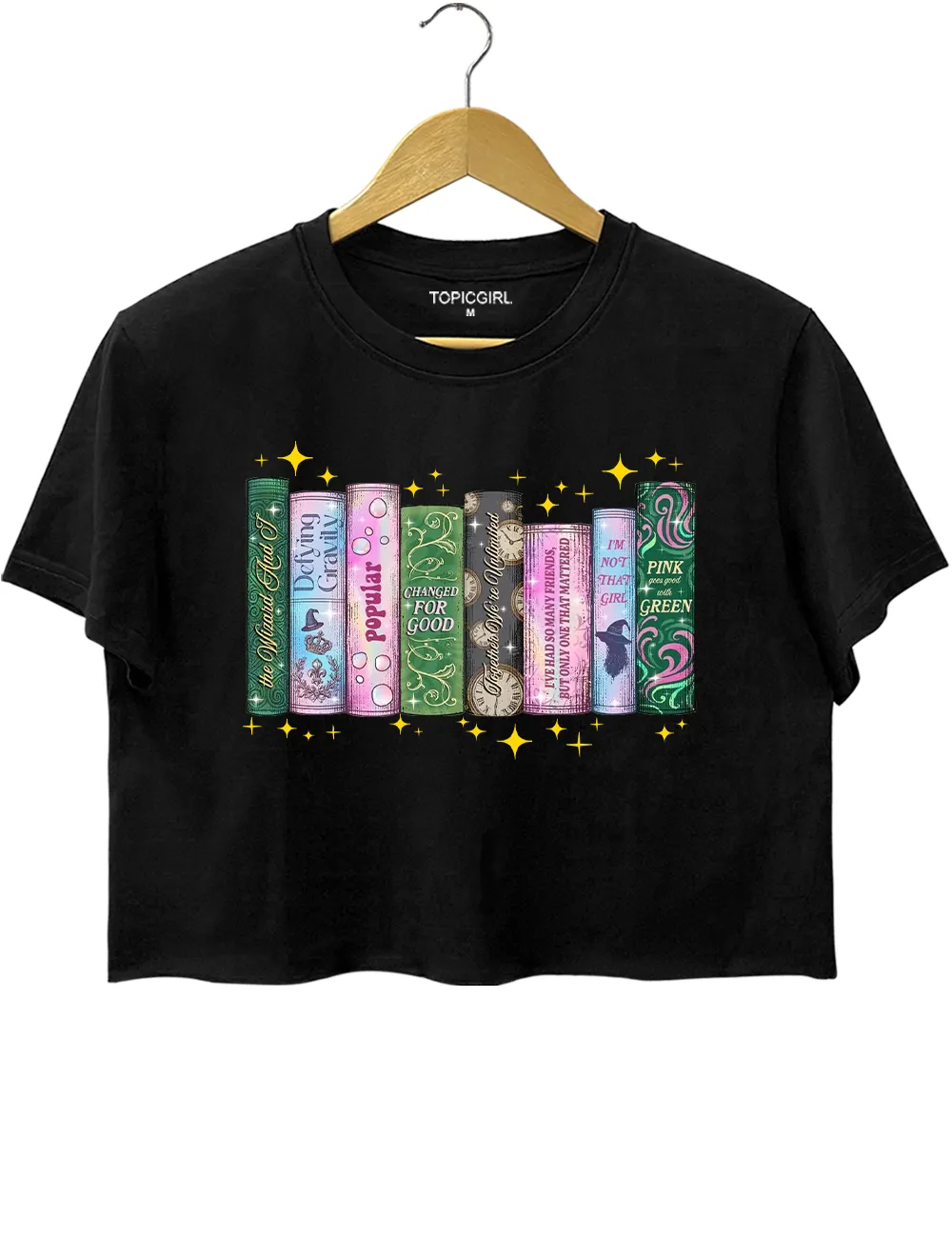 Wicked Changed For Good Book Crop Top sold by Topic Girl product image thumbnail 3
