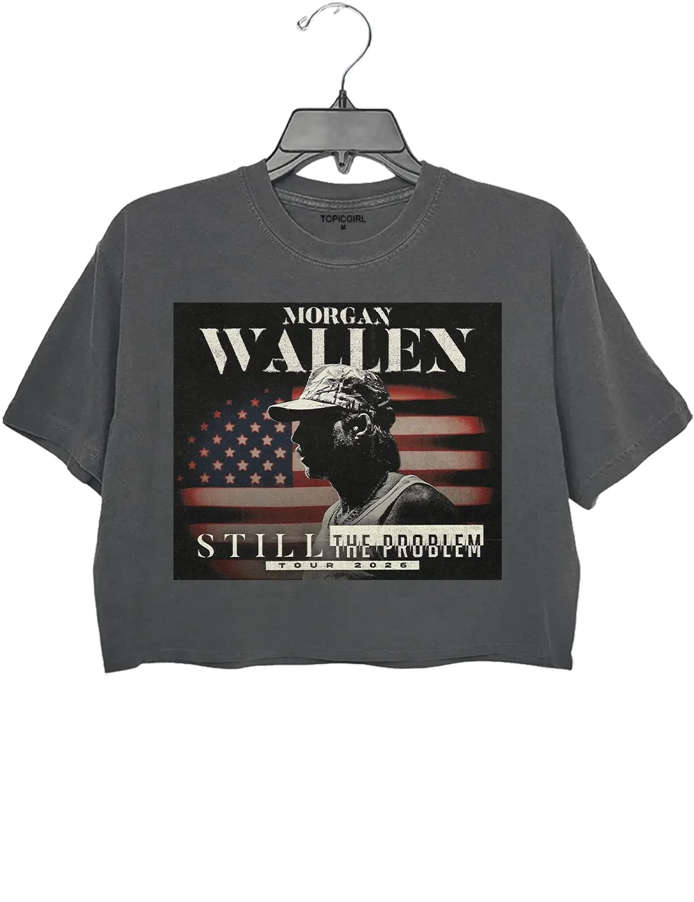 Morgan Wallen Still The Problem Tour 2026 Crop Top sold by Topic Girl product image thumbnail 5