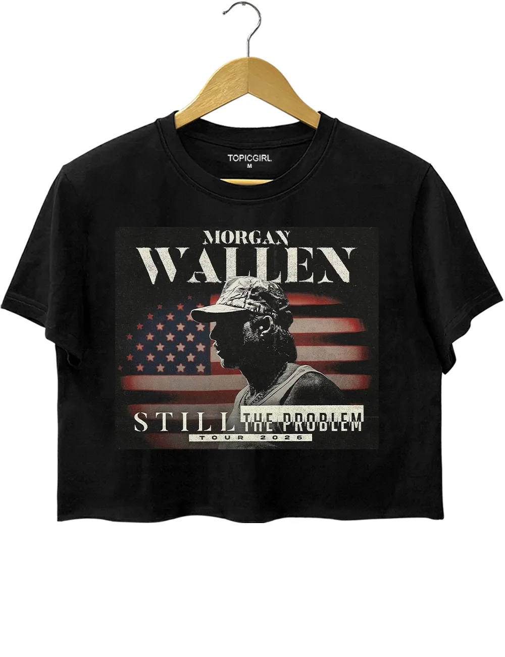 Morgan Wallen Still The Problem Tour 2026 Crop Top sold by Topic Girl product image thumbnail 2