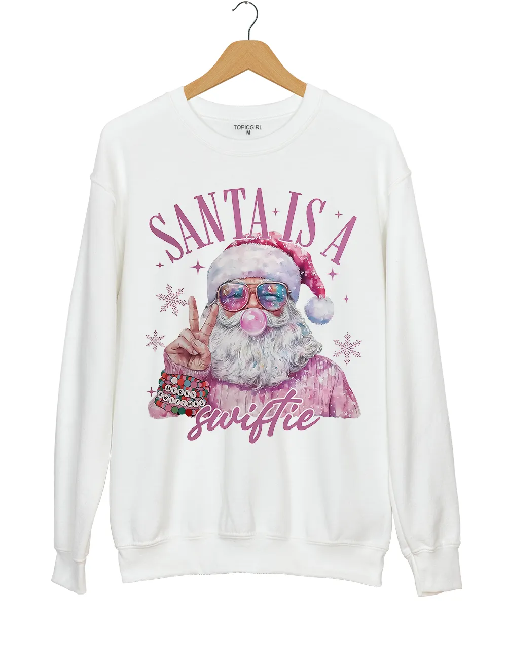 Santa Is A Swiftie Sweatshirt sold by Topic Girl