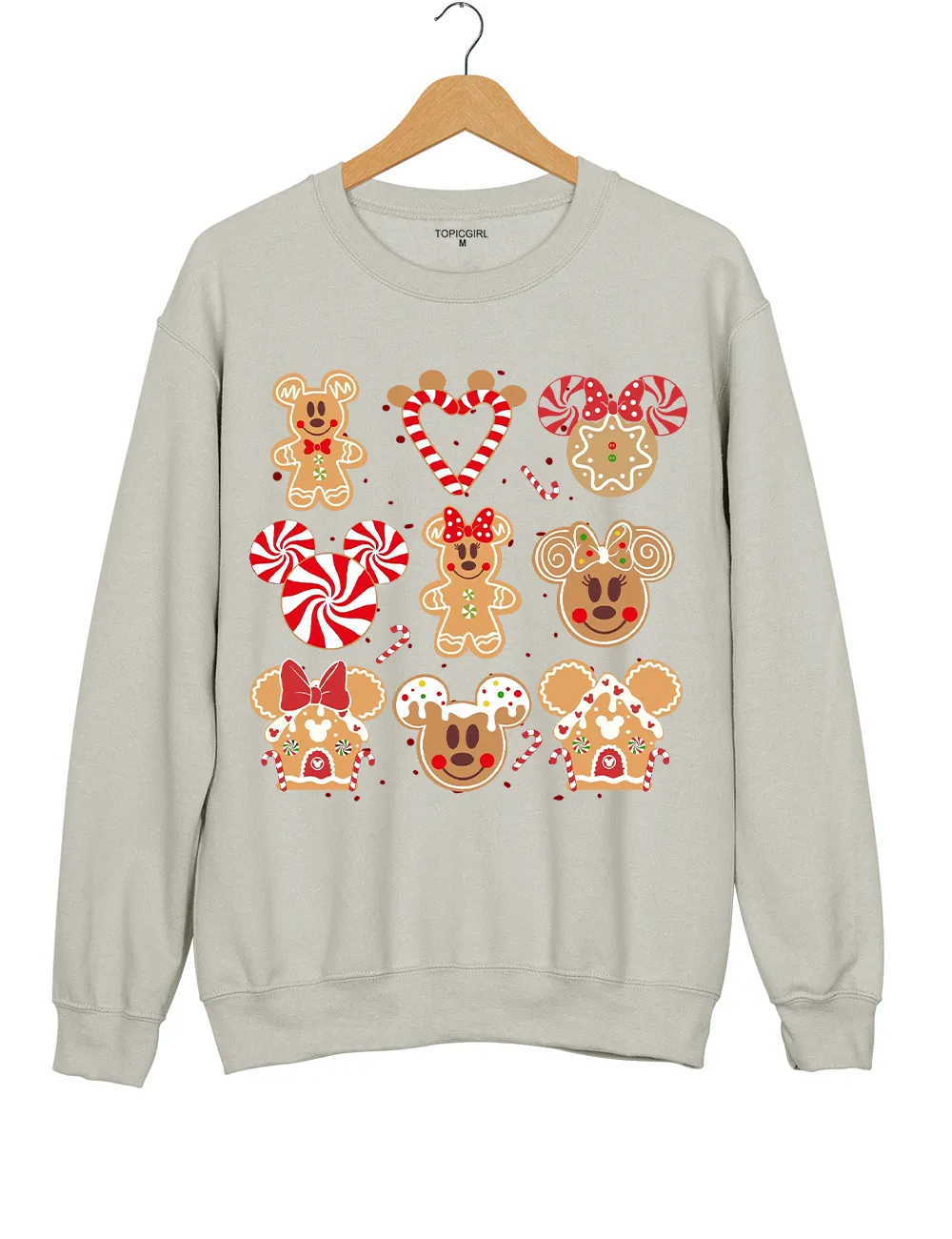 Gingerbread Christmas Treats Sweatshirt sold by Topic Girl product image thumbnail 2