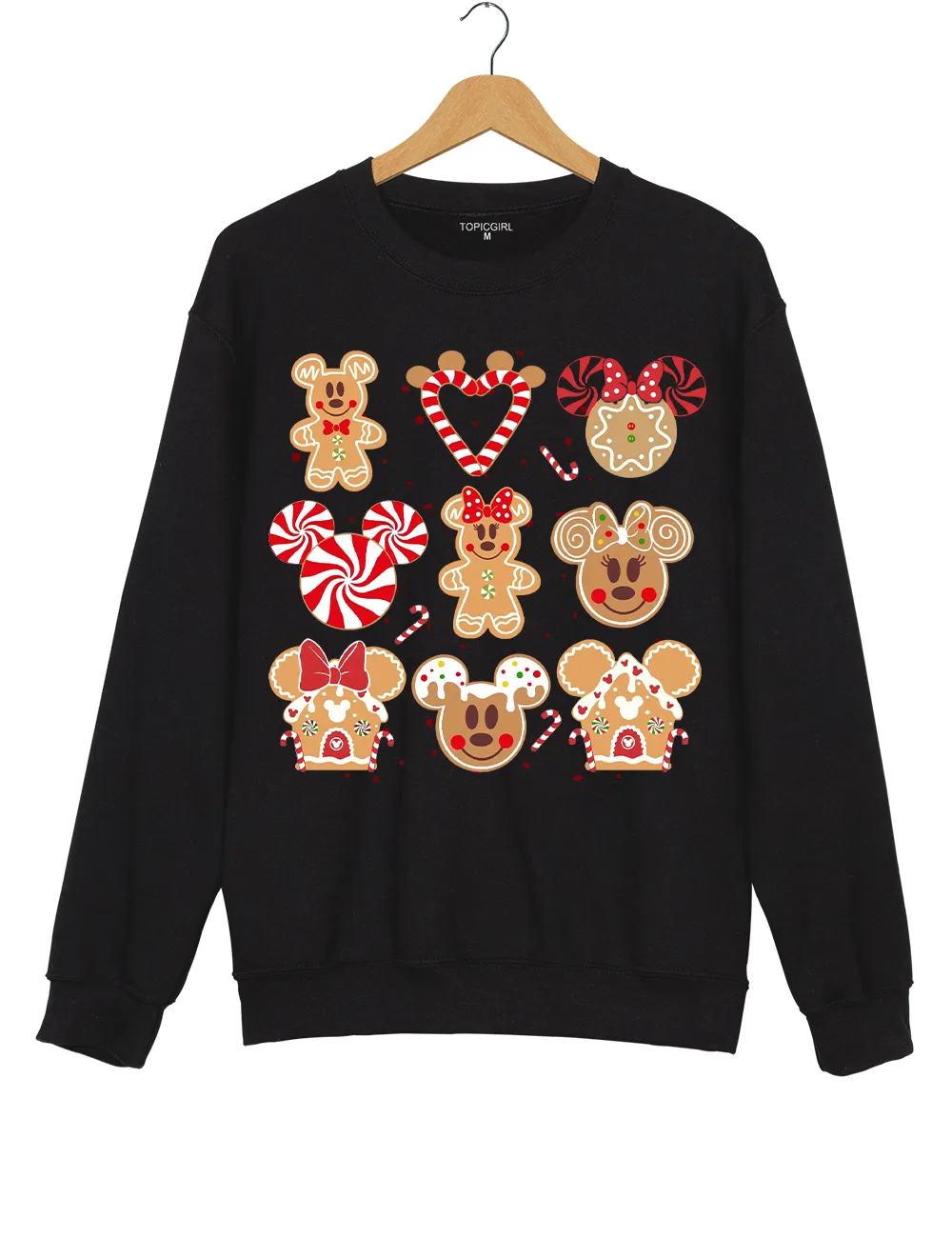 Gingerbread Christmas Treats Sweatshirt sold by Topic Girl product image thumbnail 3