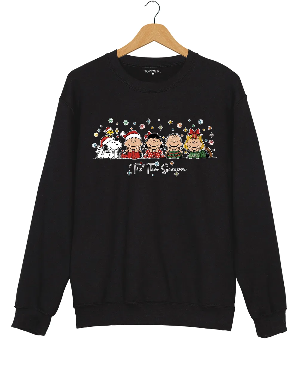 Tis The Season Snoop and friend Christmas Sweatshirt sold by Topic Girl product image thumbnail 3
