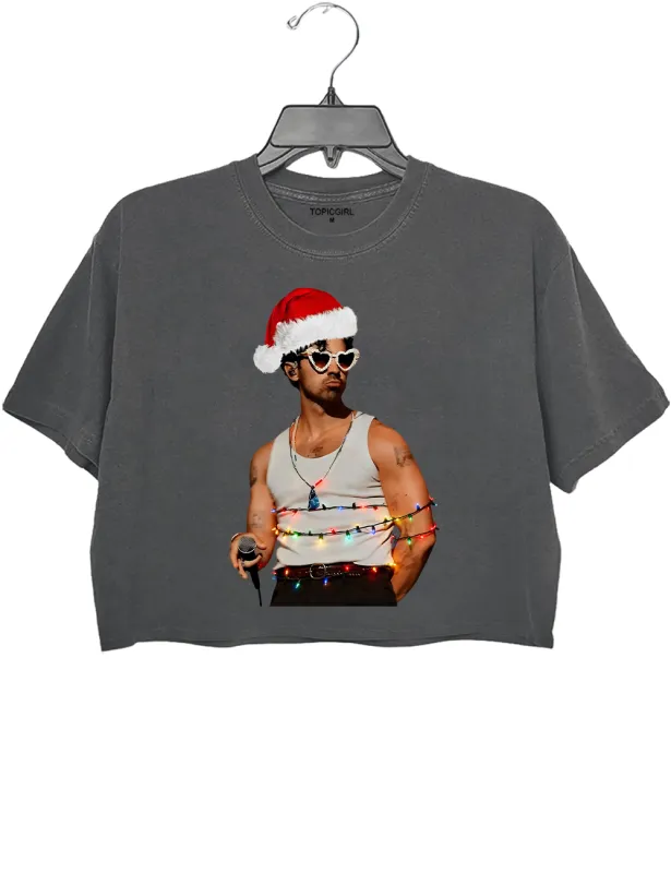 Jonas Brothers Christmas Crop Top made by Topic Girl