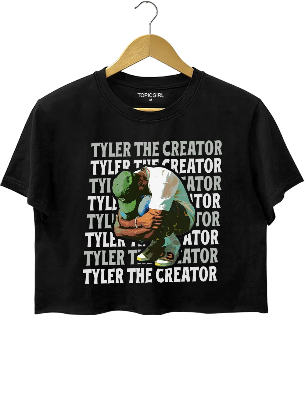Tyler Retro Vintage Style Crop Top sold by Topic Girl product image thumbnail 3