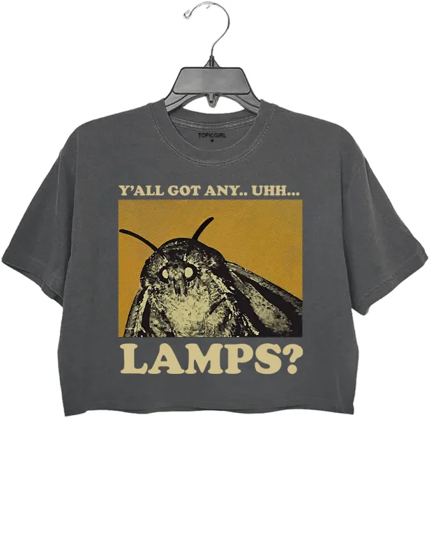 Yall Got Any Uhh... Lamps Crop Top sold by Topic Girl