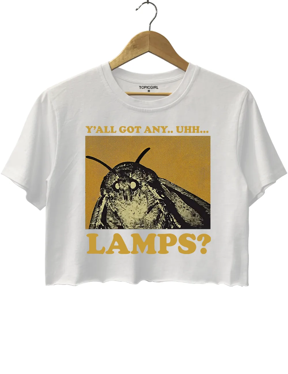 Yall Got Any Uhh... Lamps Crop Top sold by Topic Girl product image thumbnail 2