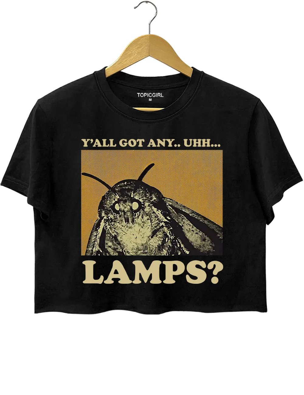 Yall Got Any Uhh... Lamps Crop Top sold by Topic Girl product image thumbnail 3