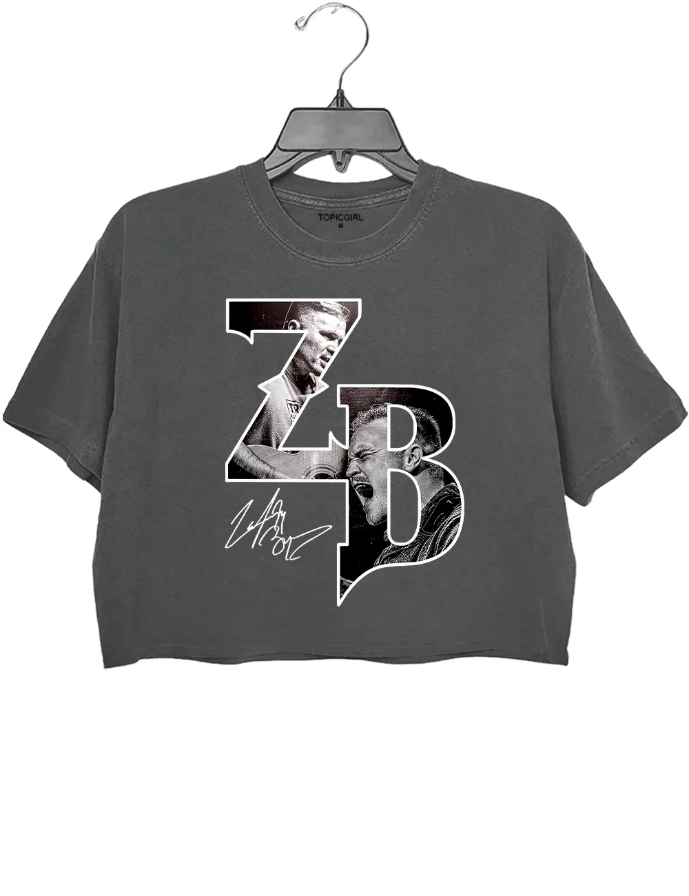 Zach Bryan With Heaven On Tour 2026 Crop Top sold by Topic Girl product image thumbnail 2