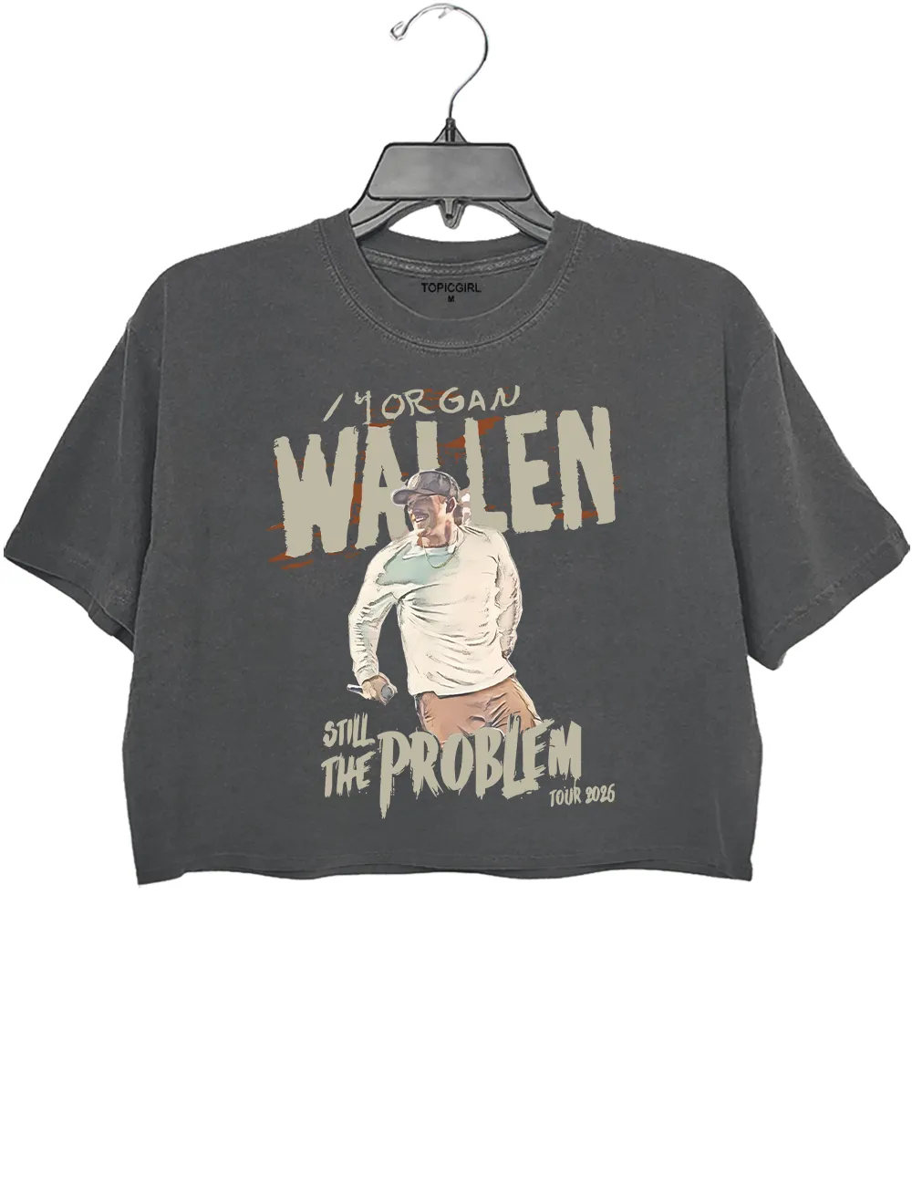 Morgan Wallen 2026 Still The Problem Crop Top sold by Topic Girl product image thumbnail 5