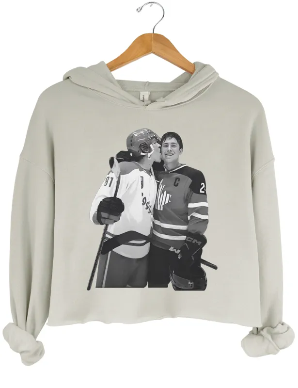 Heated Rivalry Ilya Rozanov Shane Hollander Crop Hoodie sold by Topic Girl