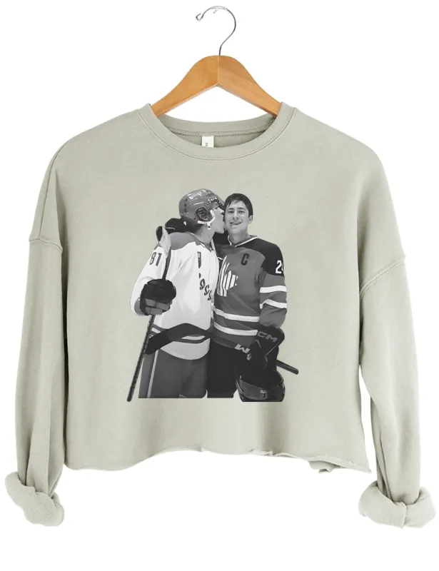 Heated Rivalry Ilya Rozanov Shane Hollander Crop Sweatshirt made by Topic Girl