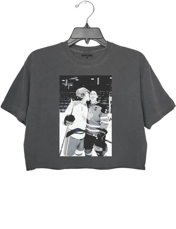 Hudson Williams Connor Storrie Crop Top sold by Topic Girl