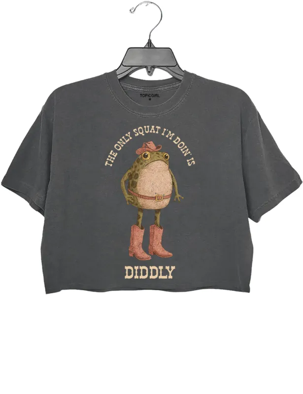 The Only Squat Crop Top sold by Topic Girl