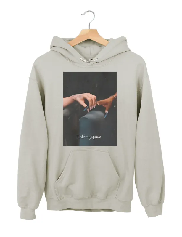 Holding Space Ariana Cynthia Finger Hold Defying Gravity Hoodie made by Topic Girl