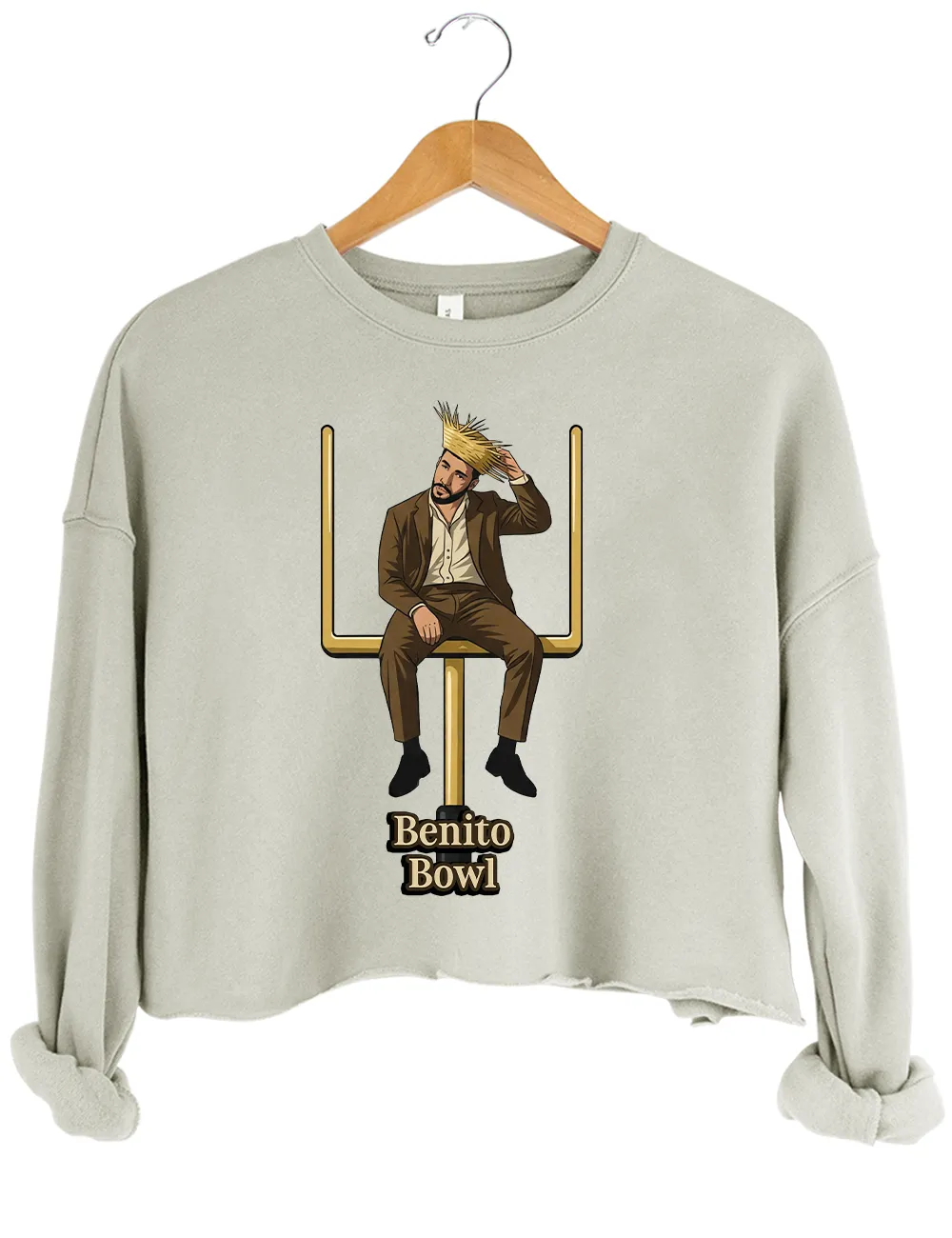 Bad Bunny Super Bowl Crop Sweatshirt sold by Topic Girl