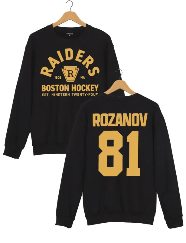 Ilya Rozanov 81 - Boston Hudson Willians Connor Storrie Sweatshirt sold by Topic Girl