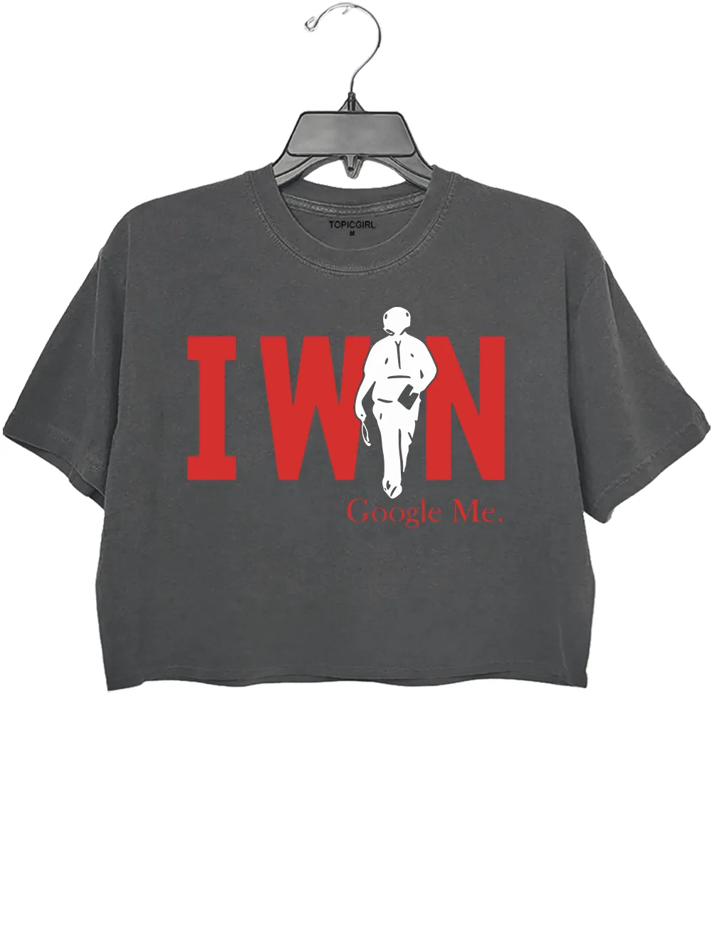 Curt Cignetti I Win Google Me Crop Top sold by Topic Girl