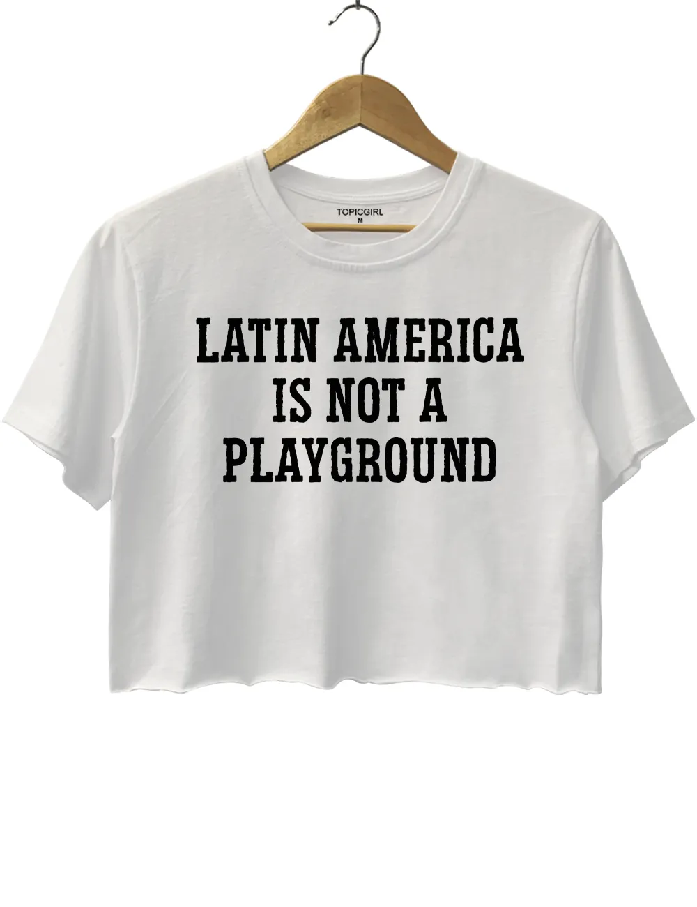 Latin America Is Not Playground Crop Top sold by Topic Girl product image thumbnail 2