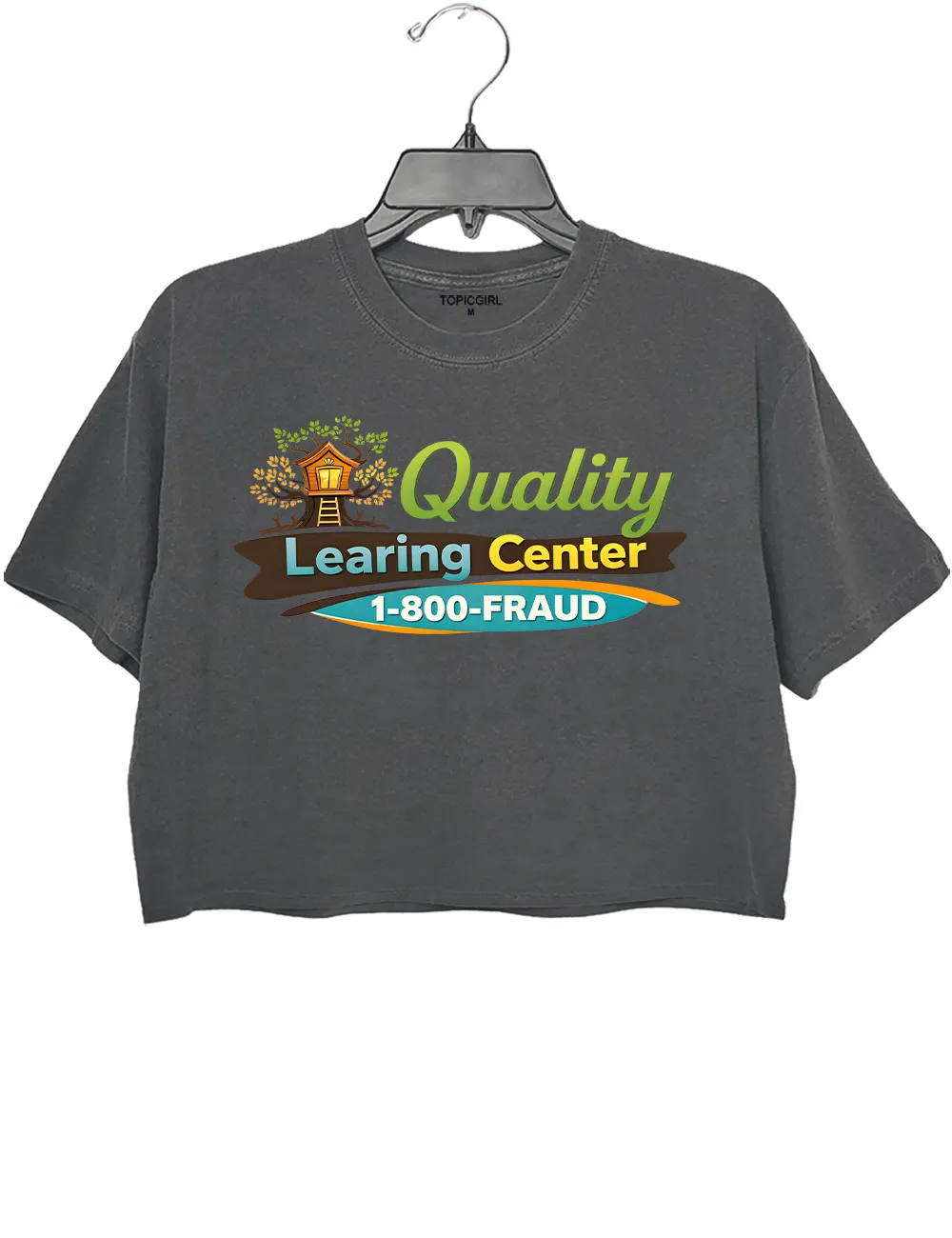 Quality Learing Center Minnesota Daycare Crop Top sold by Topic Girl