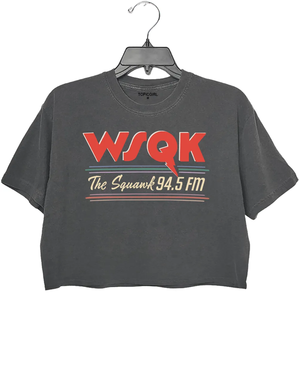 WSQK The Squawk 94.5 Crop Top sold by Topic Girl