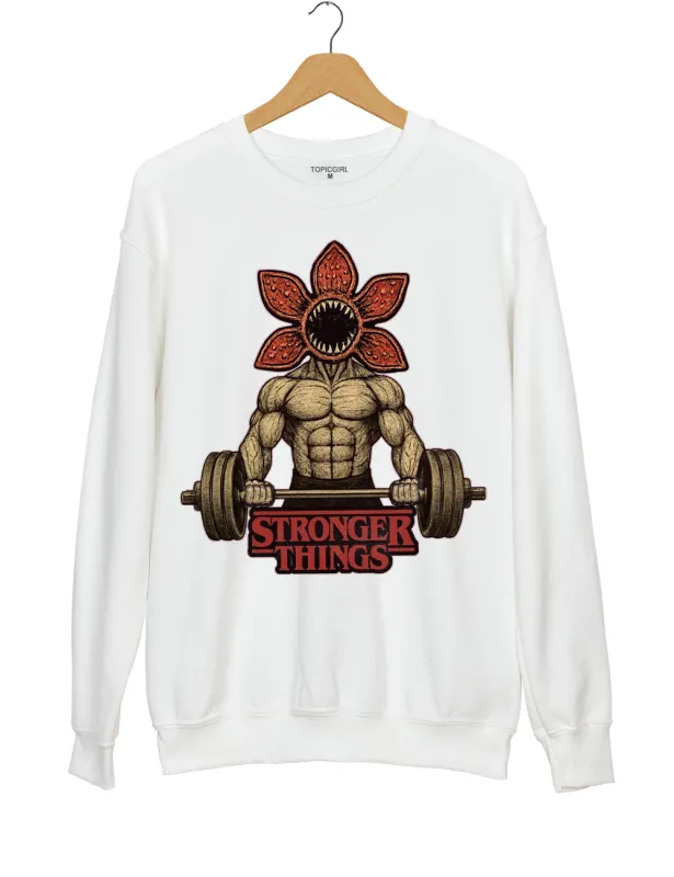 Funny Stranger Things Sweatshirt made by Topic Girl