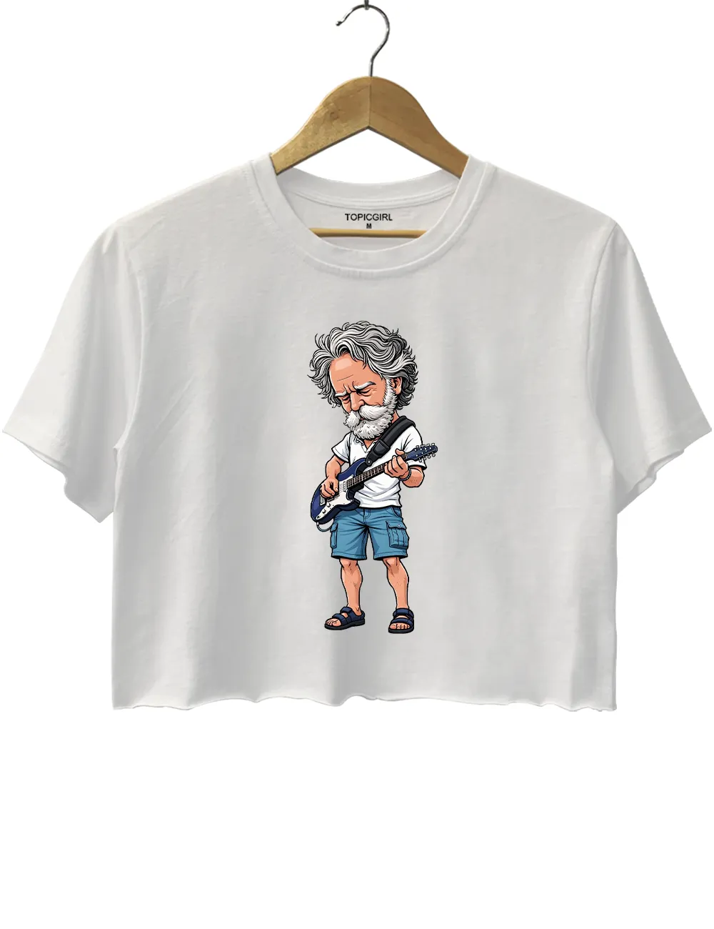 Bob Weir Grateful Dead Crop Top sold by Topic Girl