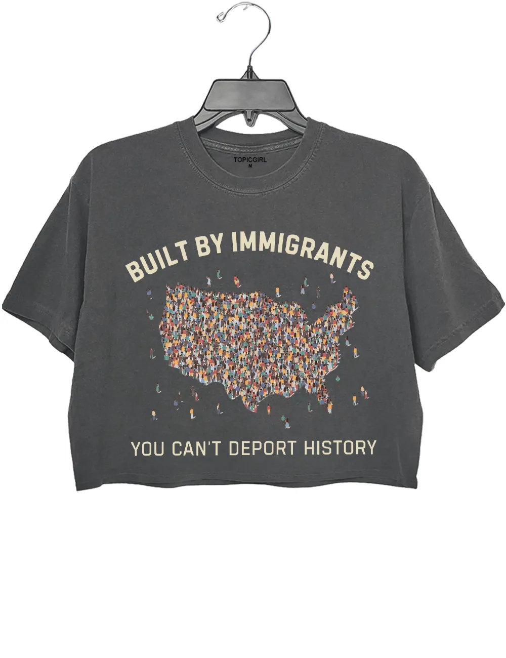 You Can't Deport History Crop Top sold by Topic Girl