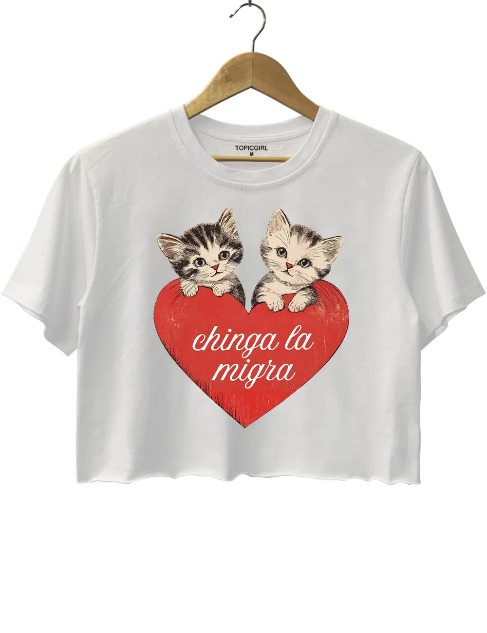 No Human Is Illegal Crop Top sold by Topic Girl product image thumbnail 2
